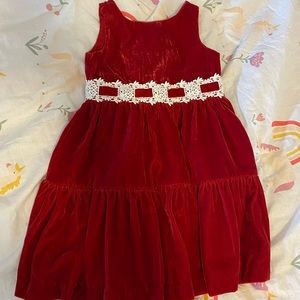 Janie & Jack Velour Dress - 2t